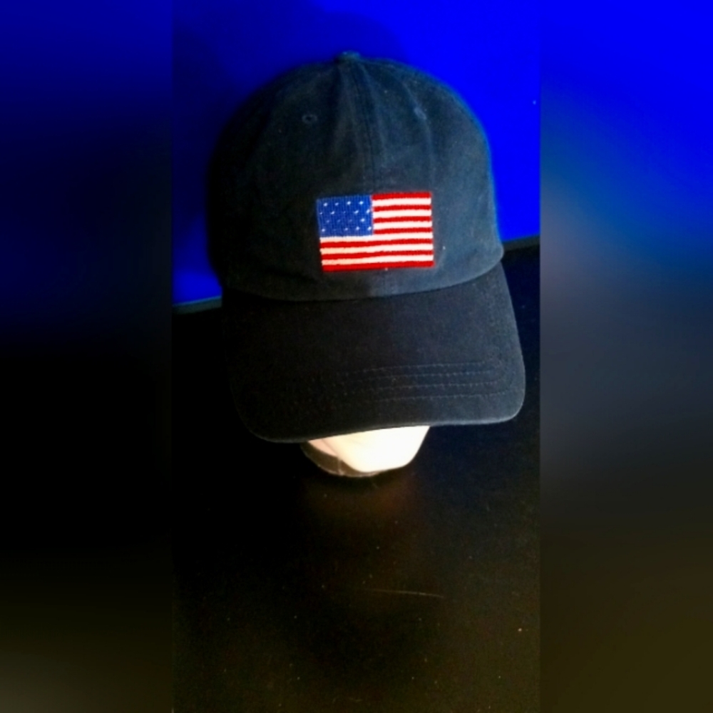Navy Blue American Flag Cap tucker Blair